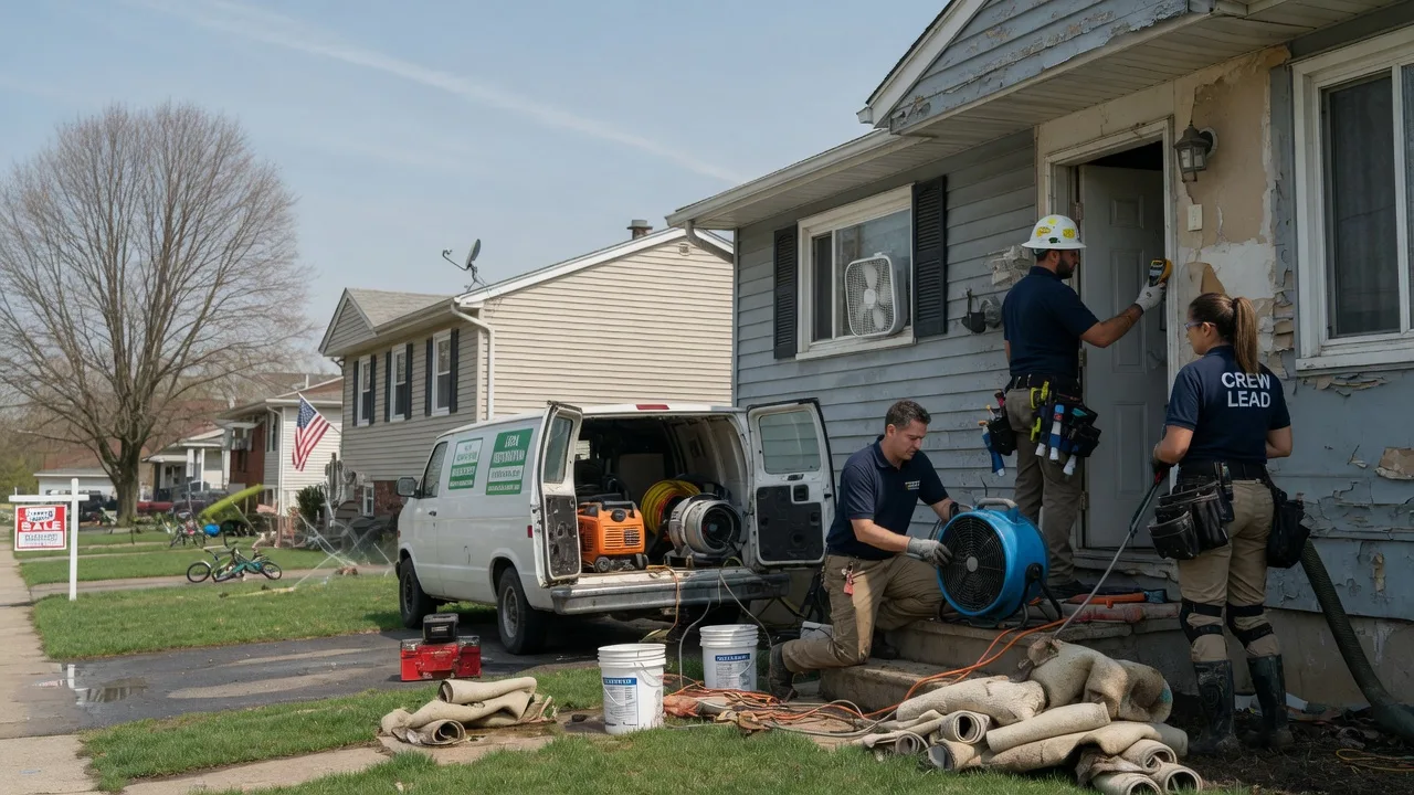 Flood Cleanup in Liverpool, IL near me